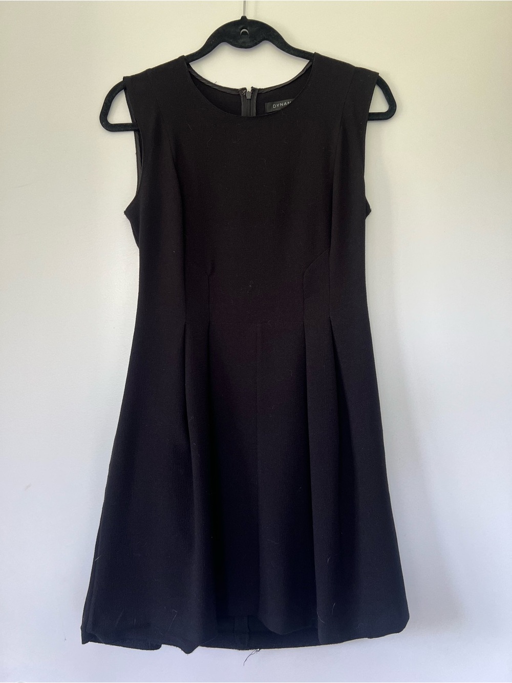 Dynamite Black Sleeveless Fit-and-Flare Mini Dress
